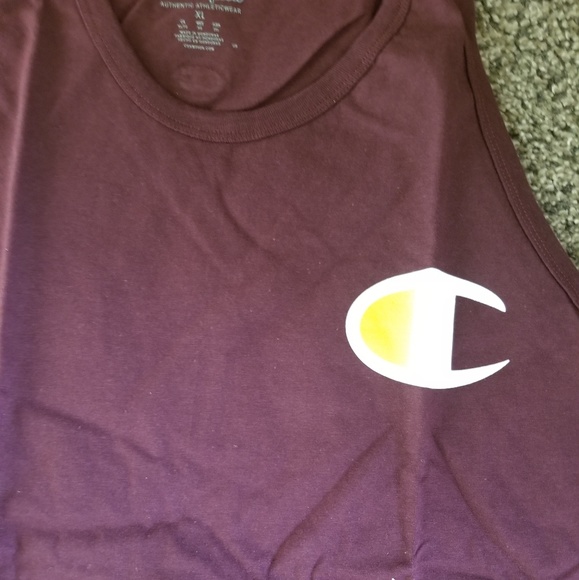 Champion Ringer Tank- Burgandy - Picture 2 of 5